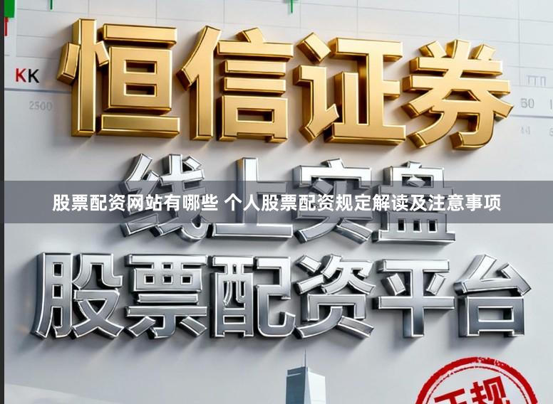 股票配资网站有哪些 个人股票配资规定解读及注意事项